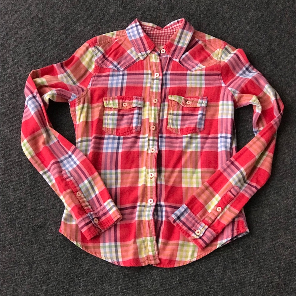Hollister Women's Long Sleeve Dress Shirt